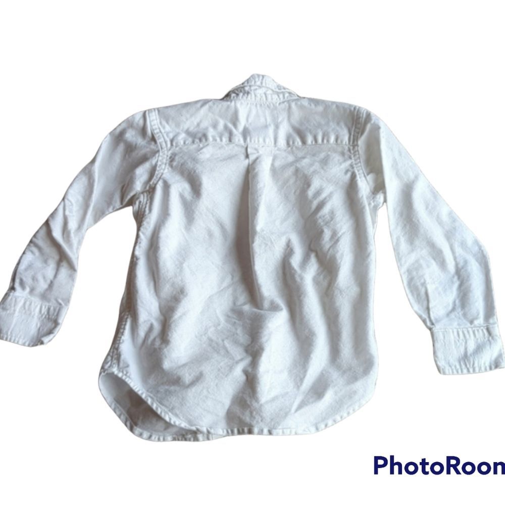 3T Boys White Button Down Shirt by Ralph Lauren - Picture 2 of 4
